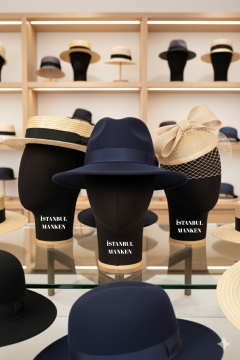 Bayan kumaş kaplı kafa mankeni-Aksesuar Mankeni