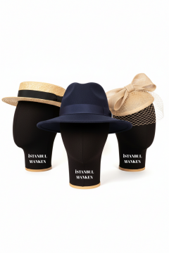 Bayan kumaş kaplı kafa mankeni-Aksesuar Mankeni