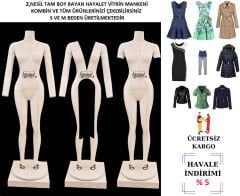 (ÖN SİPARİŞ) 2 Nesil Fotoğraf Bayan Çekim Mankeni Hayalet Manken- Ghost Mannequin