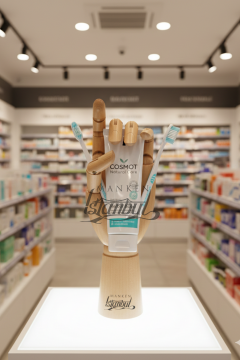 Ahşap Cilalı Sol Bayan El 25 cm-Eskiz El Mankeni