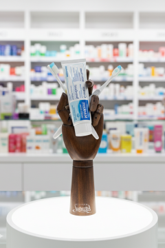 Ahşap Ceviz Sol Erkek El 30 cm-Eskiz El Mankeni