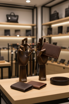 Ahşap Ceviz Sağ Erkek El 30 cm-Eskiz El Mankeni