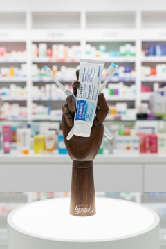 Ahşap Ceviz Sağ Bayan El  25 cm-Eskiz El Mankeni