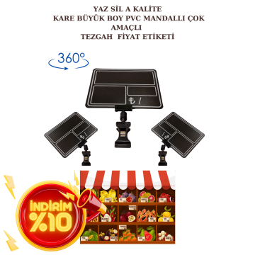 Yazı Kalemli 10 Adet Mandallı Fiyat Etiketi