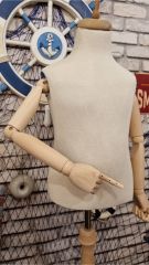 Ahşap Kollu Çocuk Terzi Mankeni Vitrin Mankeni