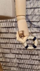 Ahşap Kollu Çocuk Terzi Mankeni Vitrin Mankeni