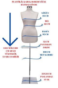 Bayan Vitrin Amaçlı Terzi Mankeni Vitrin Mankeni