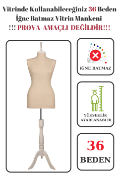 Bayan Vitrin Amaçlı Terzi Mankeni Vitrin Mankeni