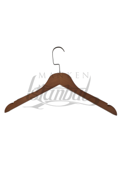 44 Cm Masif Ahşap Takım Palto Askısı Ceket Askısı