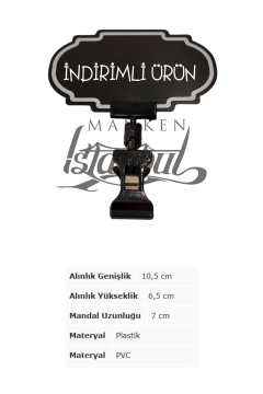 Yazı Kalemli 10 Adet Mini Boy Mandallı Fiyat Etiketi