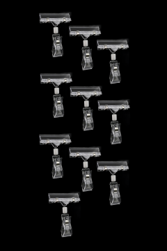 10 Adet Şeffaf (360 Derece Hareket Edebilir Dönebilir)