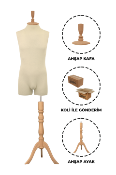 Pantolon Giyebilen 48 Beden Erkek Vitrin Terzi Mankeni