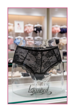 Külot Sergileme Mankeni - Vitrin İçin Şeffaf Gövde Mankeni