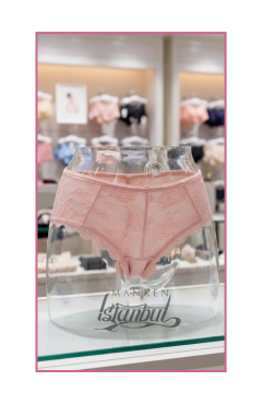 Külot Sergileme Mankeni - Vitrin İçin Şeffaf Gövde Mankeni