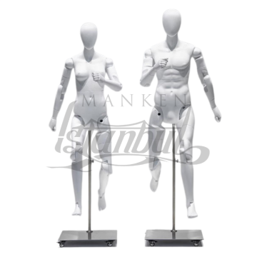 Eklem Yerleri Tamamen Hareketli Özel Vitrin Mankeni