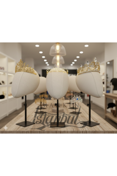 Bayan kumaş kaplı Zürafa kafa mankeni-Aksesuar Mankeni