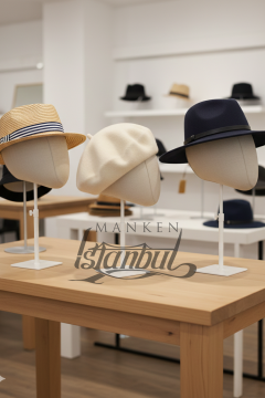 Bayan kumaş kaplı Zürafa kafa mankeni-Aksesuar Mankeni