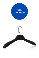 10 Adet A Kalite 44 cm Plastik Ceket  Askısı Elbise Askısı