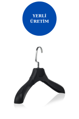 10 Adet A Kalite 44 cm Plastik Ceket  Askısı Elbise Askısı