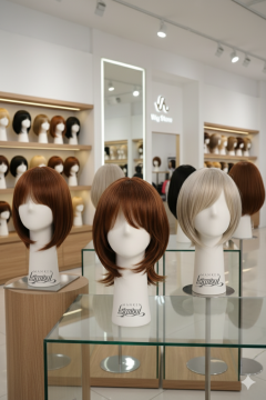 Beyaz Renk Bayan Polyester Kafa Mankeni