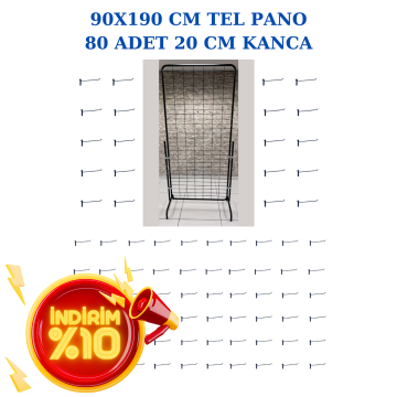 Tel Pano Standı  Çok Amaçlı Bijuteri, Telefon Standı 90x190
