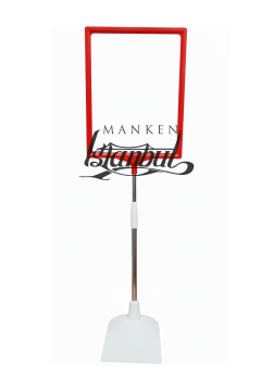 Kırmızı Beyaz Renk A4 Ayaklı Etiketlik Fiyat Etiketi Sepet Etiketi