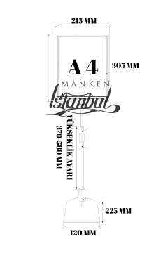 Kırmızı Beyaz Renk A4 Ayaklı Etiketlik Fiyat Etiketi