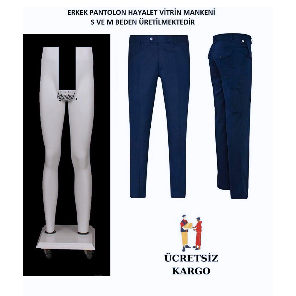 Alt Grup Fotoğraf Çekimi İçin Erkek Hayalet Vitrin Mankeni