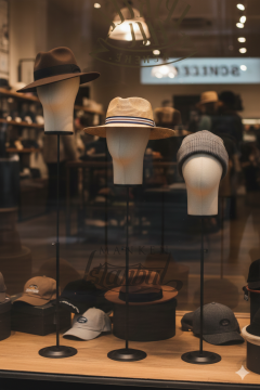 Delüks Yükseklik Ayarlanabilir Kumaş Kafa Mankeni