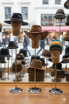 Delüks Yükseklik Ayarlanabilir Kumaş Kafa Mankeni