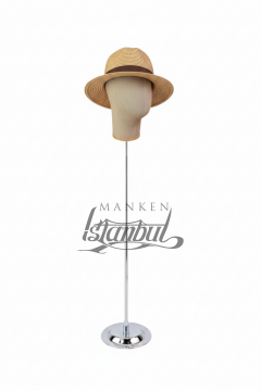 Delüks Yükseklik Ayarlanabilir Kumaş Kafa Mankeni