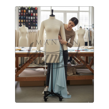 Tekerlekli Ayak Bayan profesyonel kollu terzi mankeni, prova mankeni