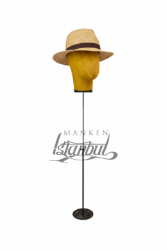 Delüks Yükseklik Ayarlanabilir Kumaş Kafa Mankeni