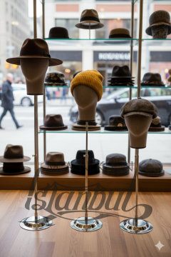 Delüks Yükseklik Ayarlanabilir Kumaş Kafa Mankeni