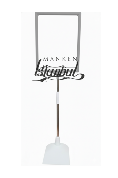 Gri A5 Ayaklı Etiketlik Fiyat Etiketi Sepet Etiketi