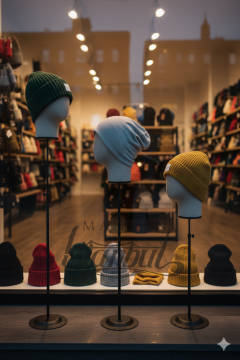 Delüks Yükseklik Ayarlanabilir Kumaş Kafa Mankeni