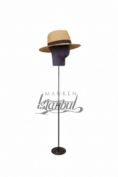 Delüks Yükseklik Ayarlanabilir Kumaş Kafa Mankeni