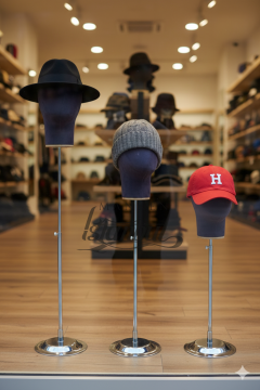 Delüks Yükseklik Ayarlanabilir Kumaş Kafa Mankeni