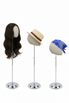 Delüks Yükseklik Ayarlanabilir Kumaş Kafa Mankeni