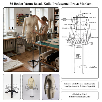 Döküm ayaklı Bayan profesyonel kollu prova mankeni