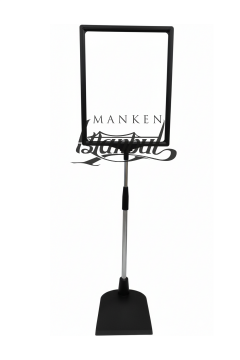 Siyah A5 Ayaklı Etiketlik Fiyat Etiketi Sepet Etiketi