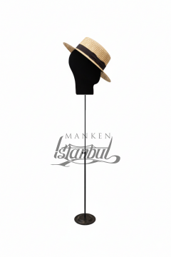 Delüks Yükseklik Ayarlanabilir Kumaş Kafa Mankeni