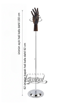 Yükseklik Ayarlanabilir Ahşap El Mankeni Şık tasarımıyla Estetik Dikkat Çeker
