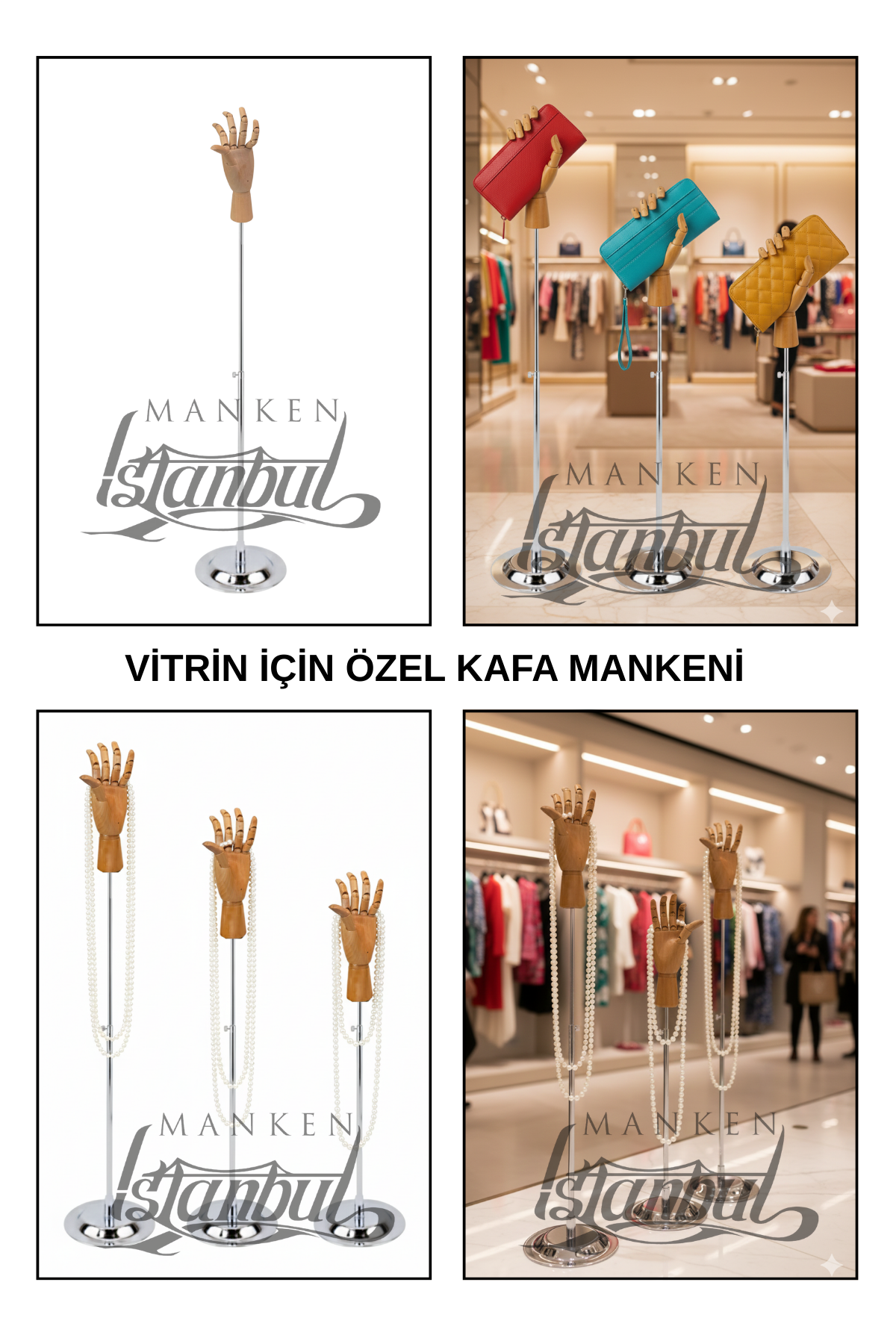 Şık tasarımıyla Dikkat Çeken Dekoratif Kafa mankeni Estetik Fonksiyonel