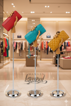 Yükseklik Ayarlanabilir Ahşap El Mankeni Şık tasarımıyla Estetik Dikkat Çeker