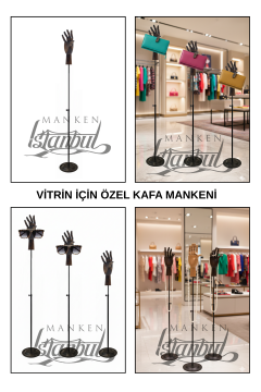 Şık tasarımıyla Estetik Dikkat Çeken Dekoratif Kafa mankeni