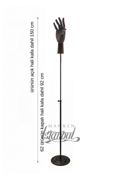 Yükseklik Ayarlanabilir Ahşap El Mankeni Şık tasarımıyla Estetik Dikkat Çeker