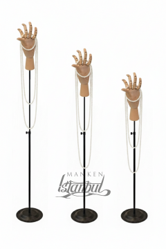 Yükseklik Ayarlanabilir Ahşap El Mankeni Şık tasarımıyla Estetik Dikkat Çeker