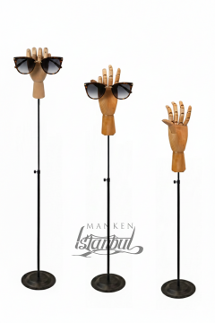 Yükseklik Ayarlanabilir Ahşap El Mankeni Şık tasarımıyla Estetik Dikkat Çeker