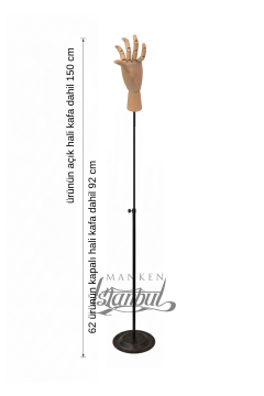 Yükseklik Ayarlanabilir Ahşap El Mankeni Şık tasarımıyla Estetik Dikkat Çeker